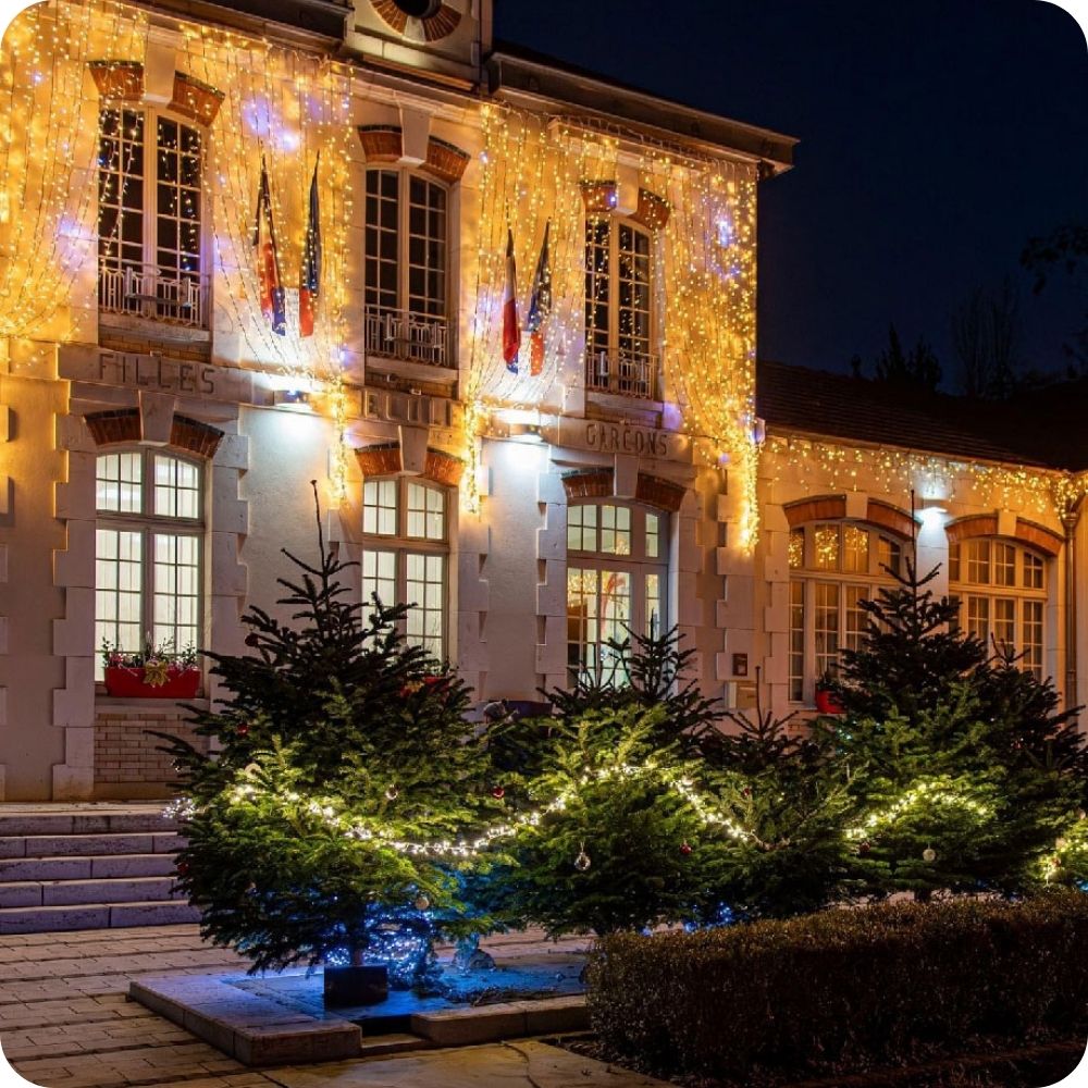 Stélens-illumination-festive-noël-façade-milly-la-forêt-réalisations